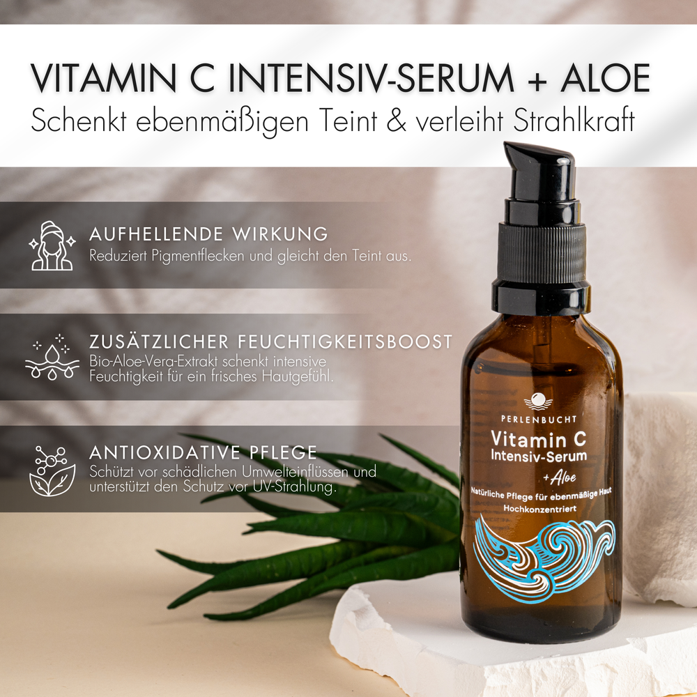 Vitamin C Intensive Serum + Aloe – PERLENBUCHT